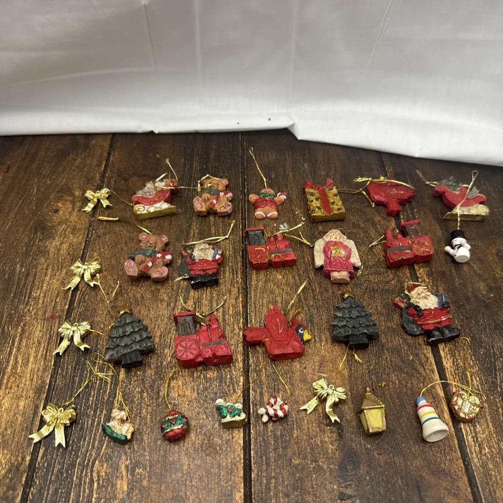 Assorted Christmas Ornaments Lot-Vintage, Retro, and Contemporary 29